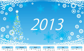 Calendar 2013 Merry Christmas